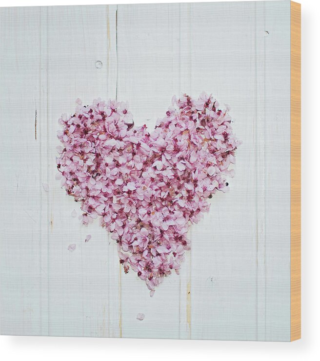 Outdoors Wood Print featuring the photograph I Love Spring by Julia Davila-lampe