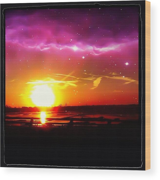 Iphone Wood Print featuring the photograph I Need a Sunrise Tired of Sunsets by SpYdR B