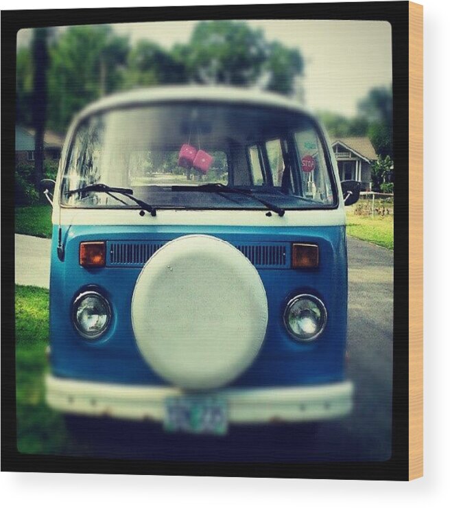 Volkswagen Wood Print featuring the photograph Road Trippin by Jillian Lane