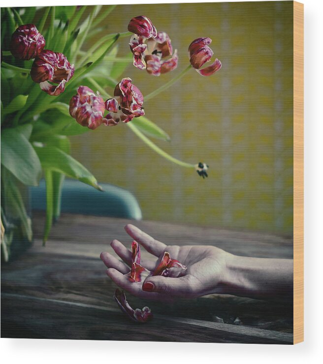 Still Life Wood Print featuring the photograph I Will Love You Better.... by Ambra