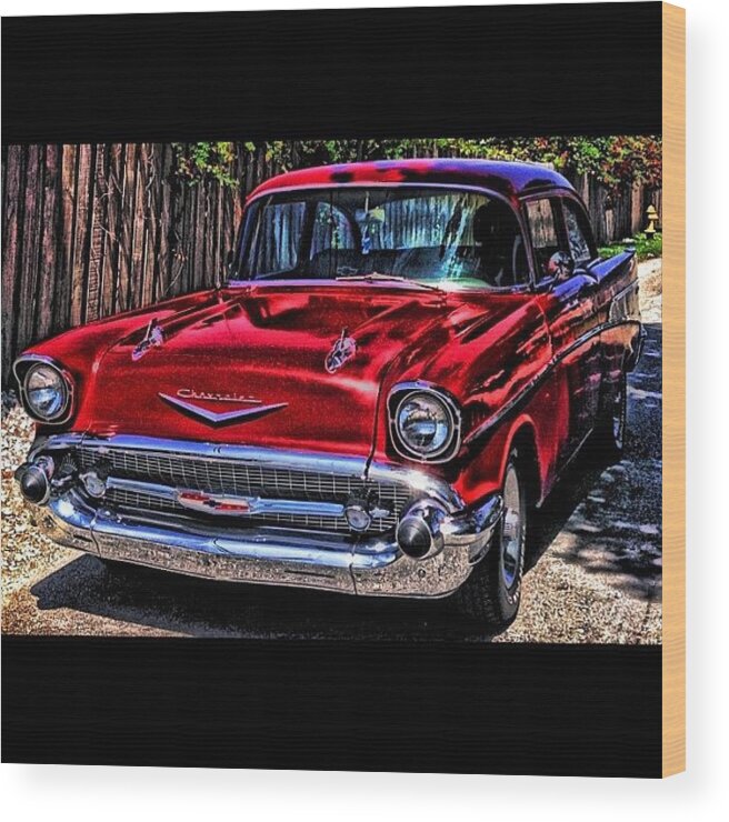 Antique Wood Print featuring the photograph #ic_hdri #hdr_pics #hdrphotography by Alexandr Dobrovan