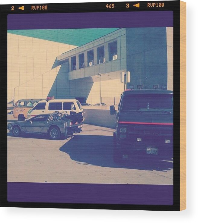  Wood Print featuring the photograph Iconic Vehicle Parking Only by Nick Vanetta