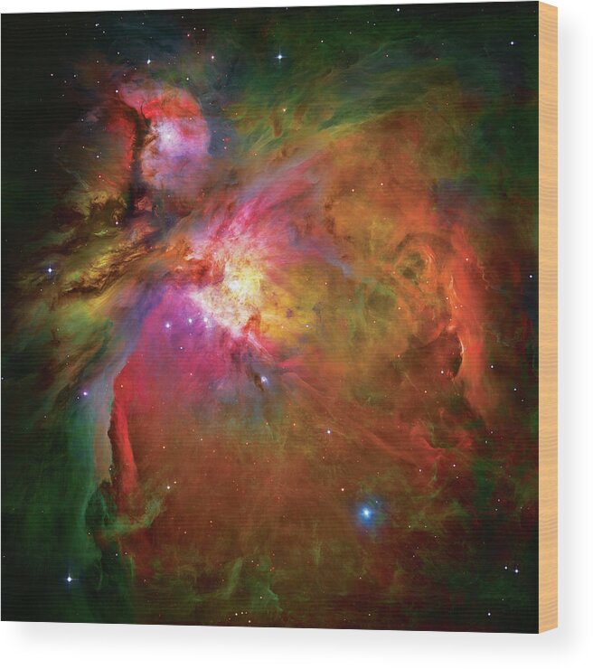 Orion Nebula Wood Print featuring the photograph Into the Orion Nebula by Jennifer Rondinelli Reilly - Fine Art Photography