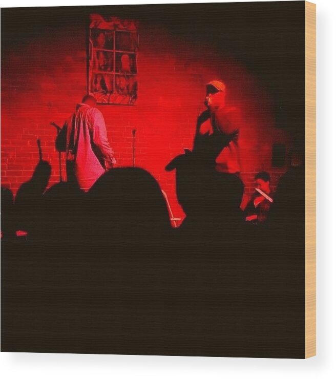  Wood Print featuring the photograph Jazz, Hip Hop And Poetry :) by Andrea Wangsanata