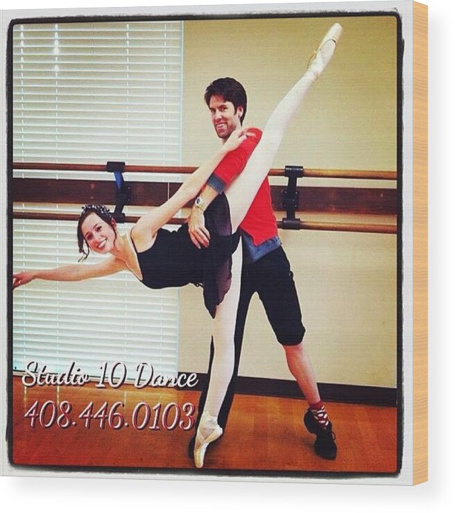 Jazz Wood Print featuring the photograph Join Our Program! We've Got Something by Studio 10 Dance