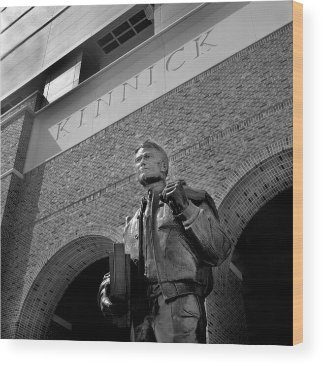 Nile Kinnick Wood Print featuring the photograph Legend by Jamieson Brown