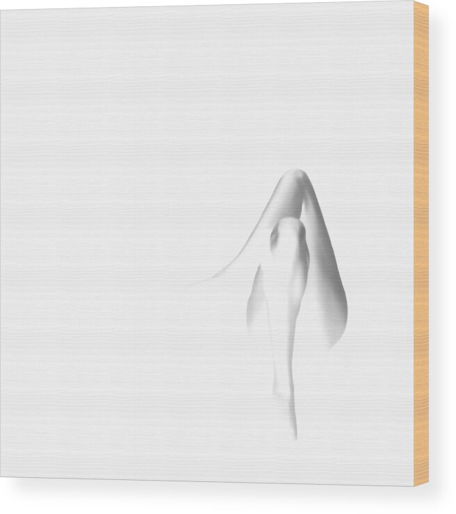 Bodyscape Wood Print featuring the photograph Like A Lady by Gigi Ebert