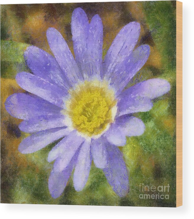 Flower Wood Print featuring the photograph Listen To The Whisper by Kerri Farley