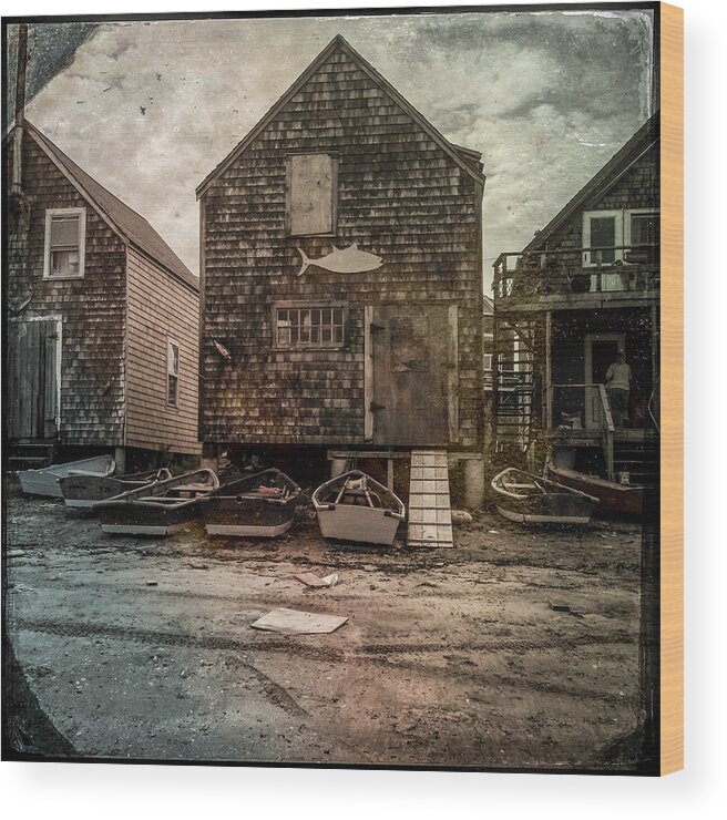 2013 Wood Print featuring the photograph Lobster Shack No. 1 by Fred LeBlanc