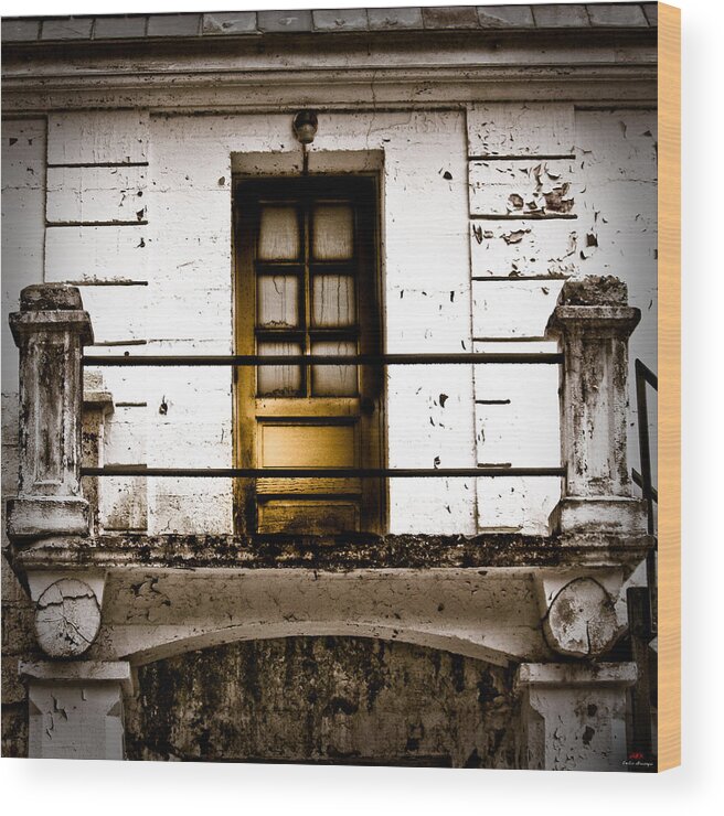 Door Wood Print featuring the photograph Looking around-006 by Emilio Arostegui