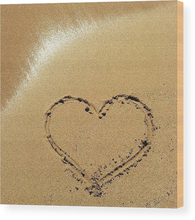 Summer Wood Print featuring the photograph Love Is by Emanuela Carratoni