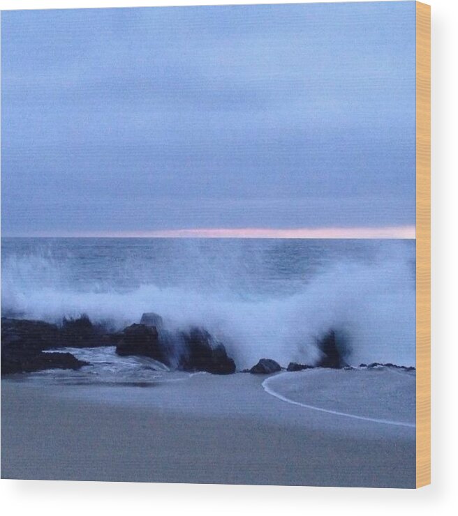  Wood Print featuring the photograph Love The Sound Of Crashing Waves by Chris 👀valencia💋