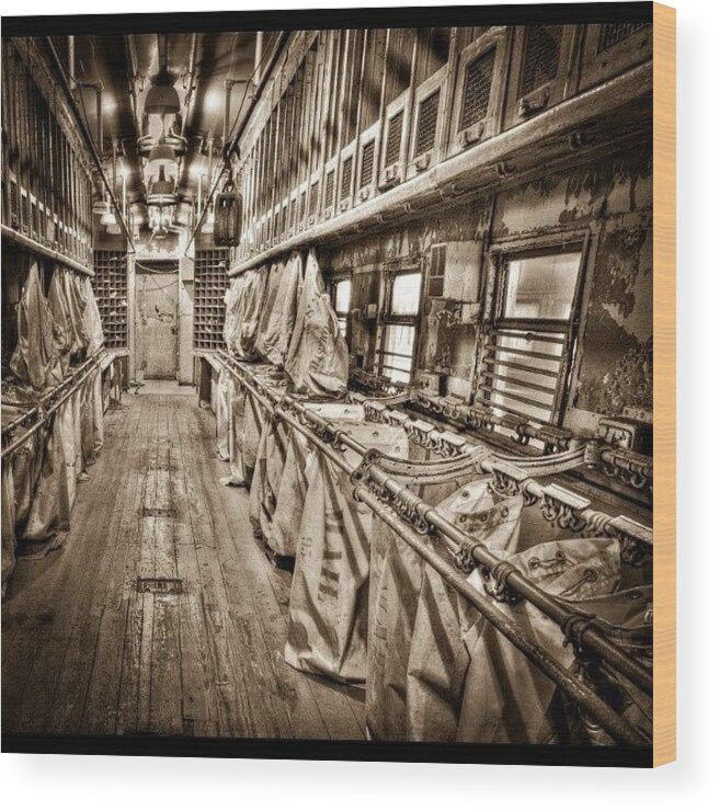 Abandoned Wood Print featuring the photograph Mail Car by David Ferguson