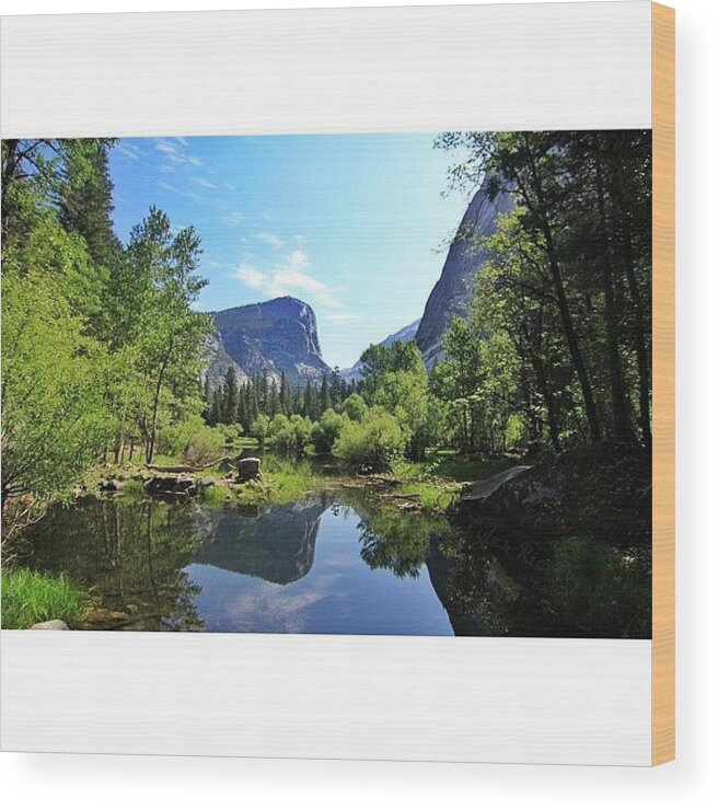  Wood Print featuring the photograph Mirror || Mirror Lake • Yosemite by Tyler Rice