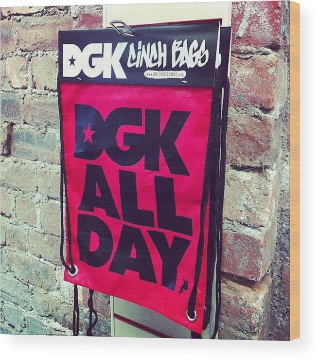 Skatelife Wood Print featuring the photograph More @dgk Items In Store! #skatelife by Creative Skate Store