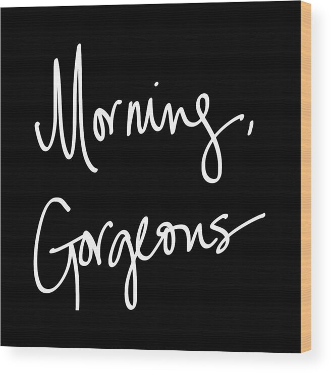 Morning Wood Print featuring the digital art Morning Gorgeous by South Social Studio