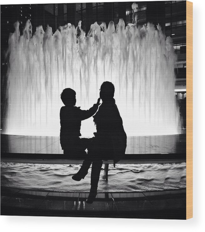 Nyc Wood Print featuring the photograph Mother and Child Reunion by Natasha Marco