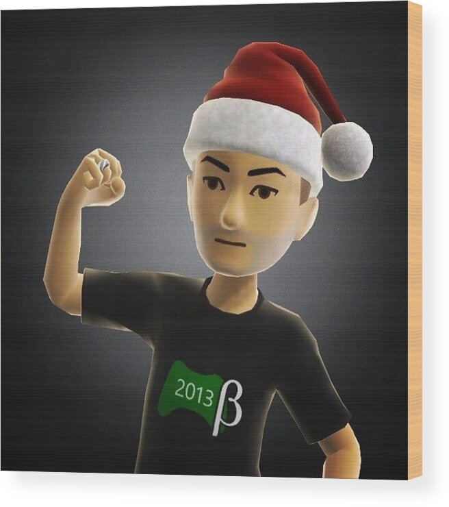 My New Xbox One Avatar Gamerpic Wood Print By Dan Slade