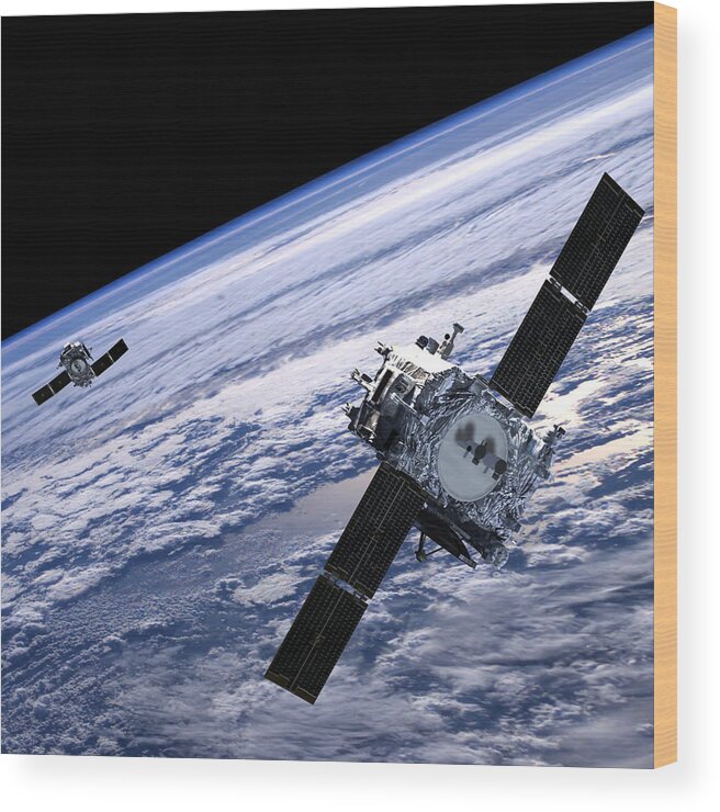 Science Wood Print featuring the photograph Nasas Stereo Mission, 2006 by Science Source