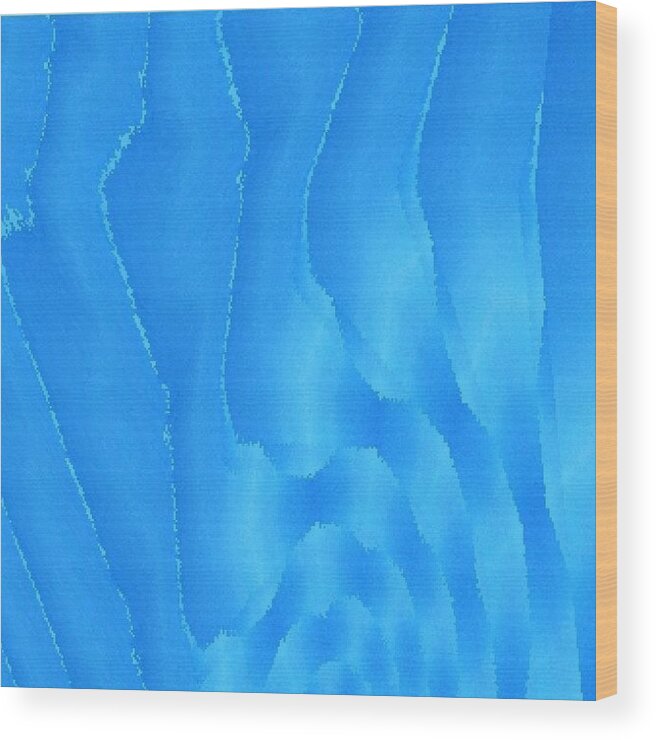 Decim8this_knoxmomi Wood Print featuring the photograph .
blue, Here Is A Shell For by Judi Lacanlale