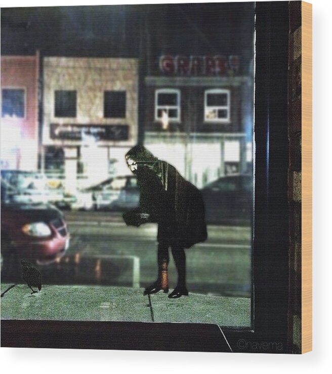 Blackskirttoronto Wood Print featuring the photograph Nonna by Natasha Marco