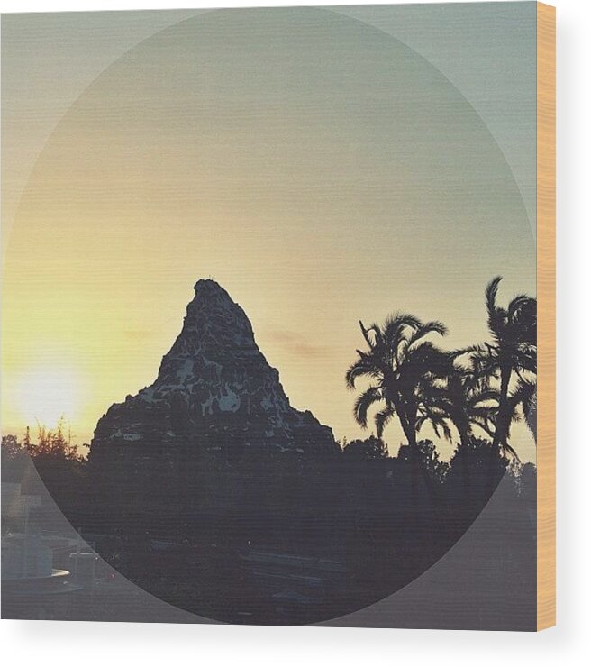 Matterhorn Wood Print featuring the photograph Matterhorn Sunset by Sara Dye