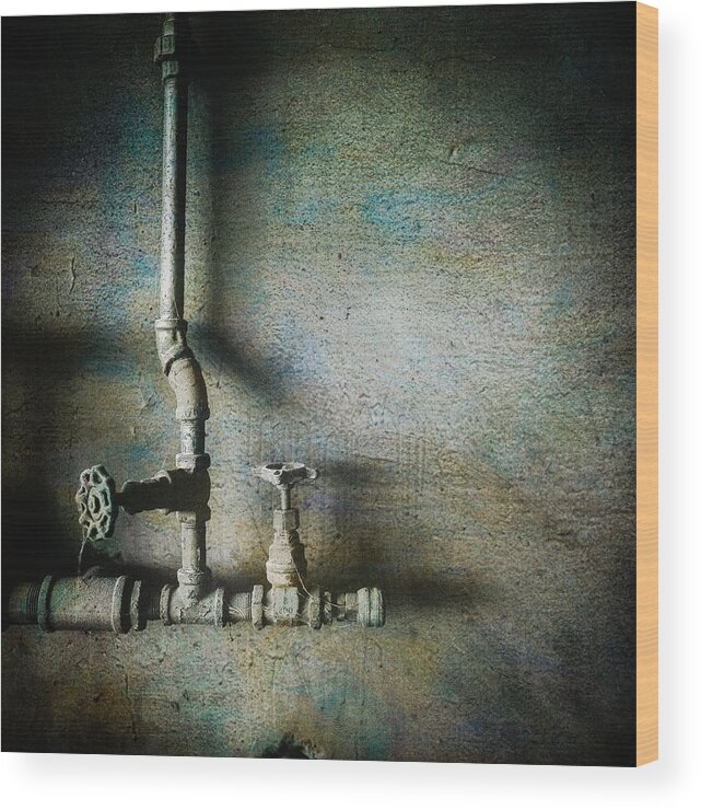 Abandoned Wood Print featuring the photograph Pacific Airmotive Corp 18 by YoPedro