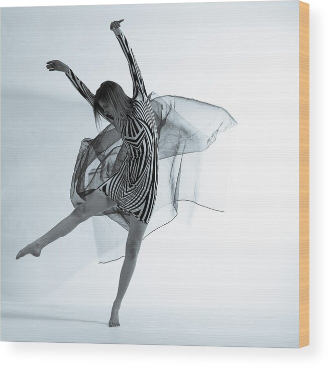 Ballet Dancer Wood Print featuring the photograph Photofusion Shoot Jan 2013 by Maya De Almeida Araujo