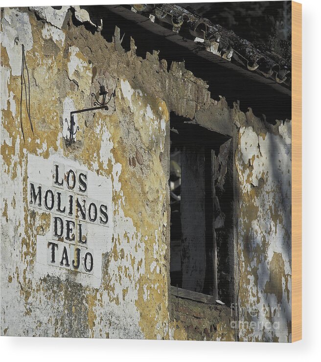 Ruin Wood Print featuring the photograph Ramshackled Los Molinos by Heiko Koehrer-Wagner