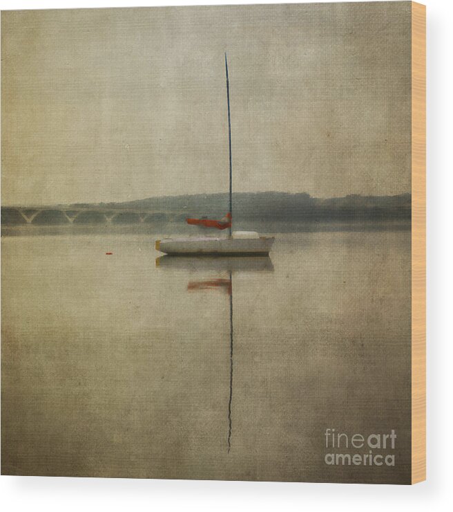 Sailboat Wood Print featuring the photograph Sail Away with Me by Terry Rowe