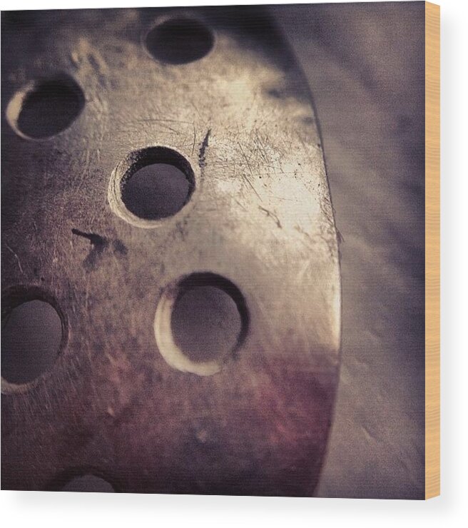 Closeups Wood Print featuring the photograph Silver Ring 1 by Nic Squirrell