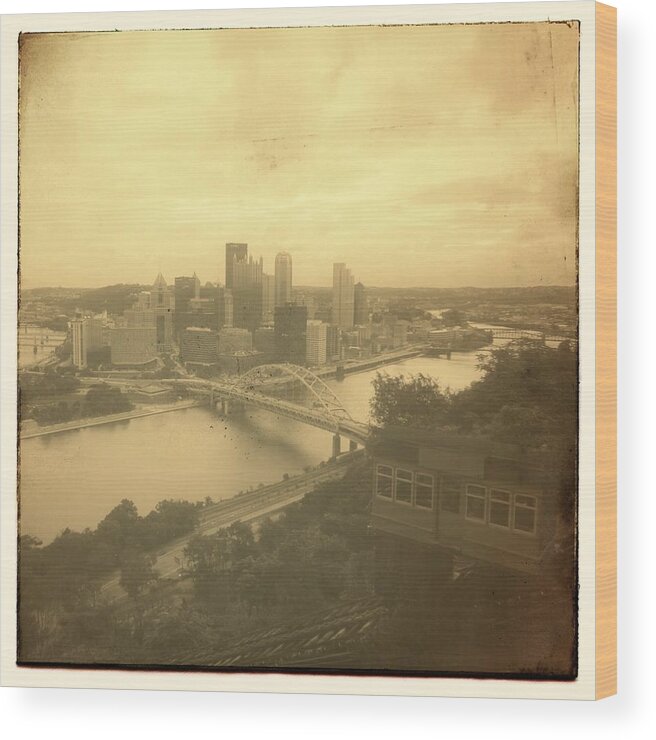 Pittsburgh Wood Print featuring the photograph Steel City by Ken Krolikowski