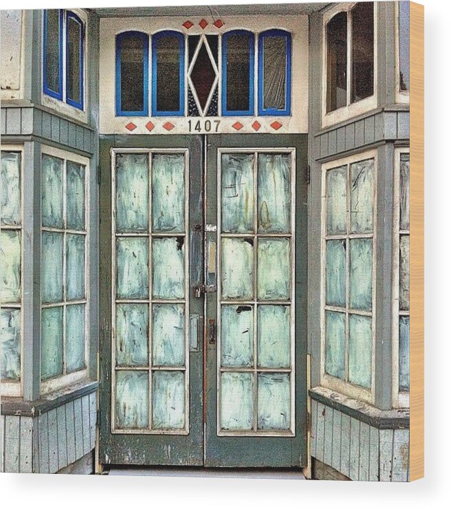 Doorsgalore Wood Print featuring the photograph Store Front by Julie Gebhardt