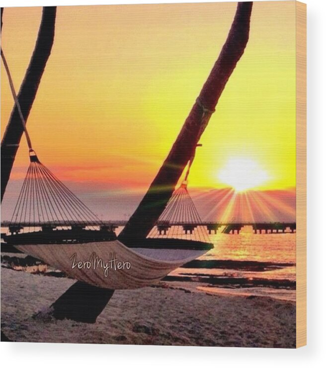  Wood Print featuring the photograph Sunrise On The East Coast - Thanks by Chris 👀valencia💋