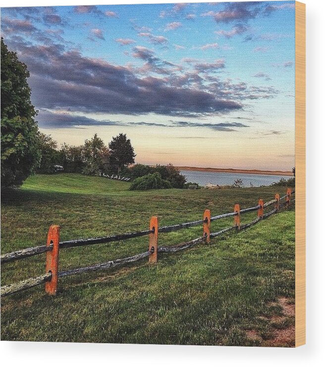 Gopro Wood Print featuring the photograph Sunset On The Nauset Marsh. #cape by Luke Foley