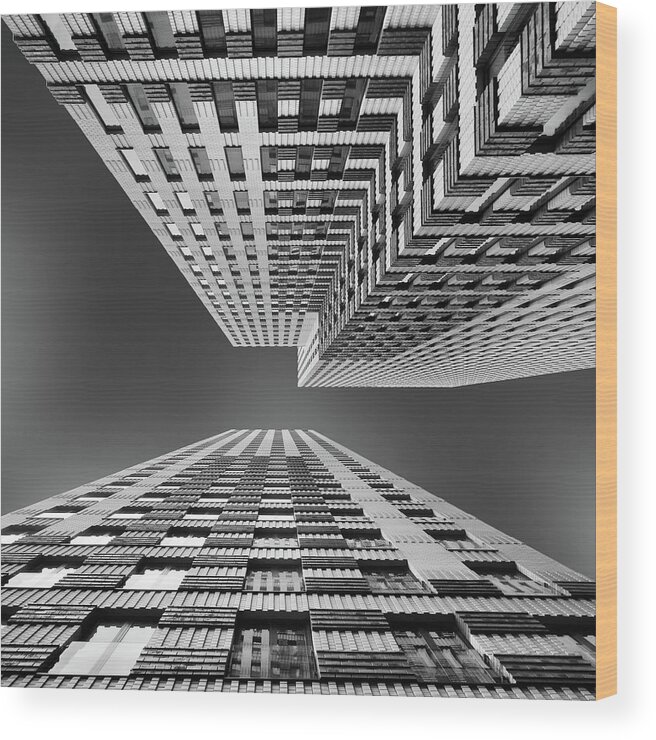 Architecture Wood Print featuring the photograph Symphony by Jeroen Van De