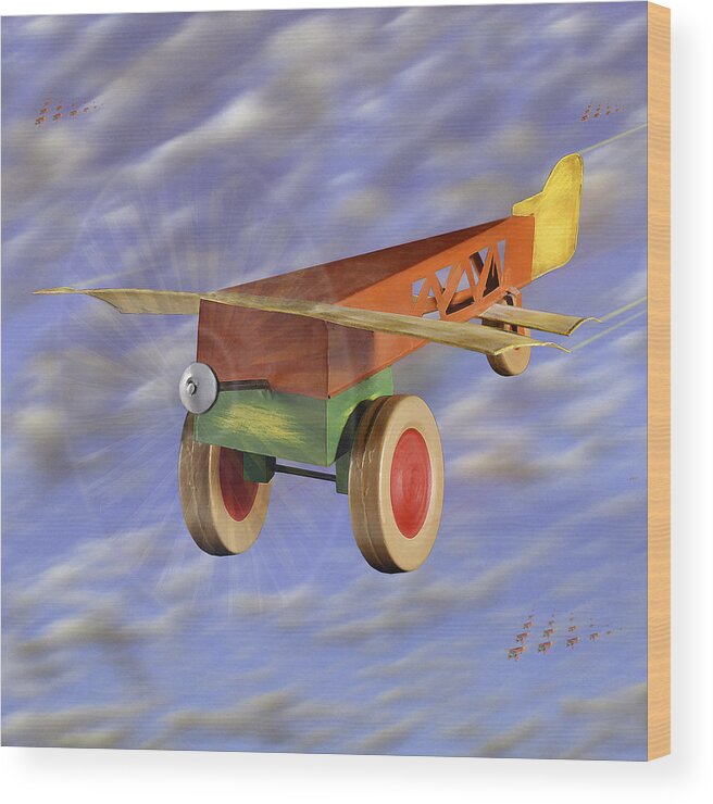 Toy Planes Wood Print featuring the photograph The 356th Toy Plane Squadron 2 by Mike McGlothlen
