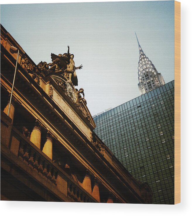 Grand Central Wood Print featuring the photograph The Big Apple by Natasha Marco