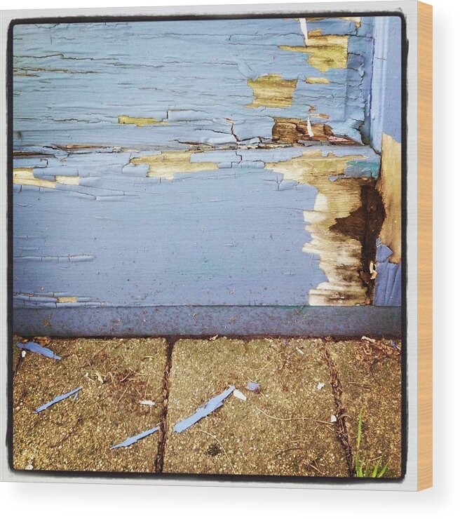 Old Wood Print featuring the photograph The Old Door by Christy Beckwith