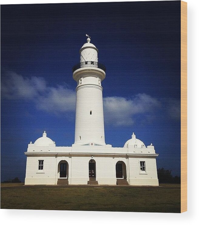  Wood Print featuring the photograph The Oldest Lighthouse In Australia by Robert Puttman