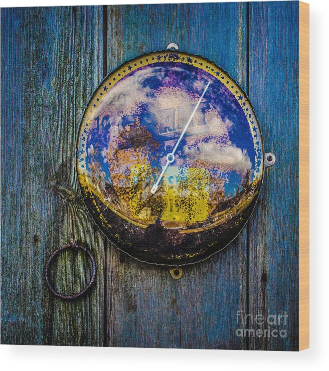 Barn Wood Print featuring the photograph Thermometer by Michael Arend