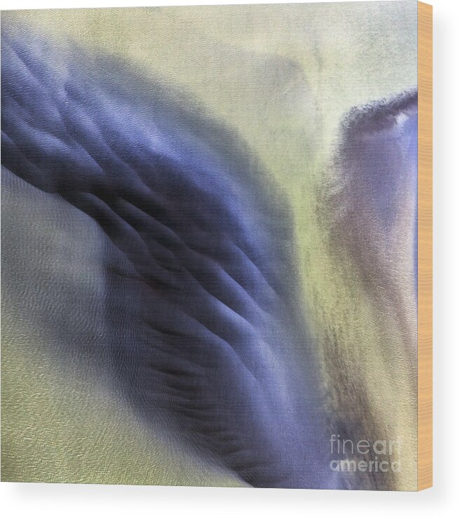 Abstract Photography Wood Print featuring the photograph Thor wing by Gunnar Orn Arnason