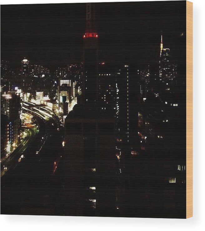  Wood Print featuring the photograph Tokyo! Will I See Yu Soon? by Rachit Hirani