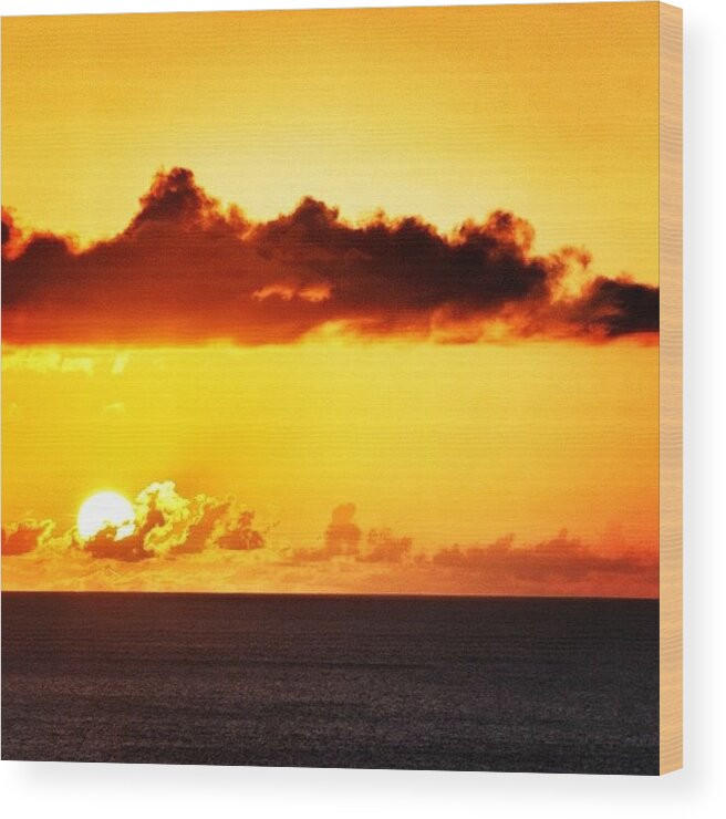 Hkellex13 Wood Print featuring the photograph Tonight's Sunset by Lorelle Phoenix