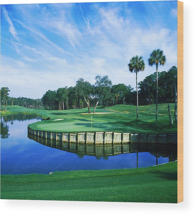 Photography Wood Print featuring the photograph Tpc At Sawgrass, Ponte Vedre Beach, St by Panoramic Images