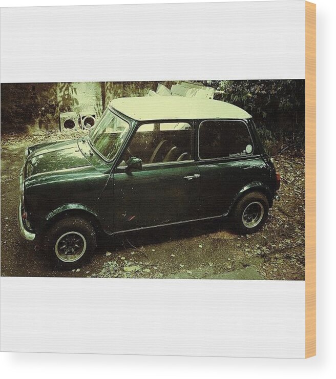 Mini Wood Print featuring the photograph Vintage Car, Vintage Look by Zoran Pomykalo