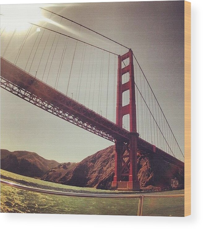  Wood Print featuring the photograph When You Go To San Francisco, You Need by Tiffiny Costello