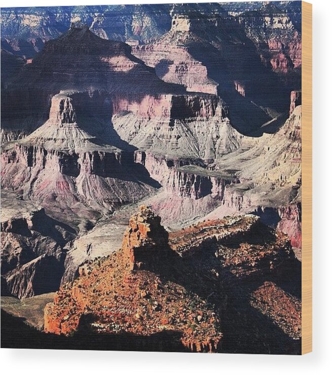Beautiful Wood Print featuring the photograph Grand Canyon #2 by Luisa Azzolini