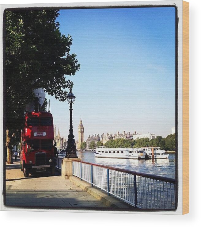 Awesome Wood Print featuring the photograph Southbank #2 by Maeve O Connell