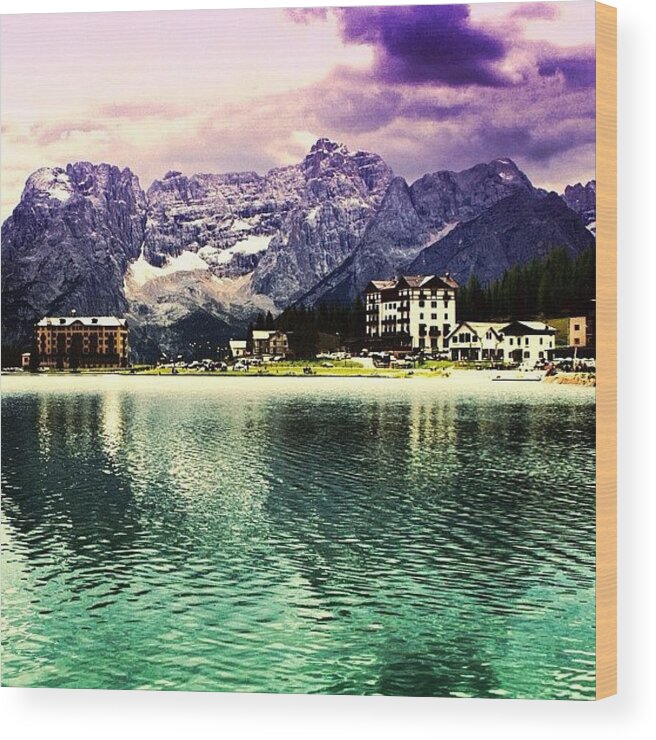  Wood Print featuring the photograph Dolomites #31 by Luisa Azzolini